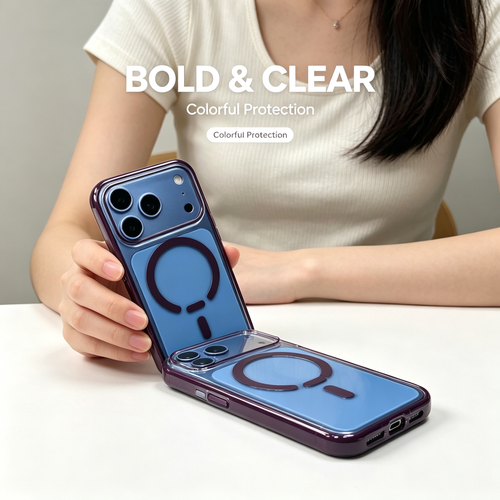Jencakoo Magnetic Case for iPhone 17 Pro & 18 Pro – MagSafe Compatible